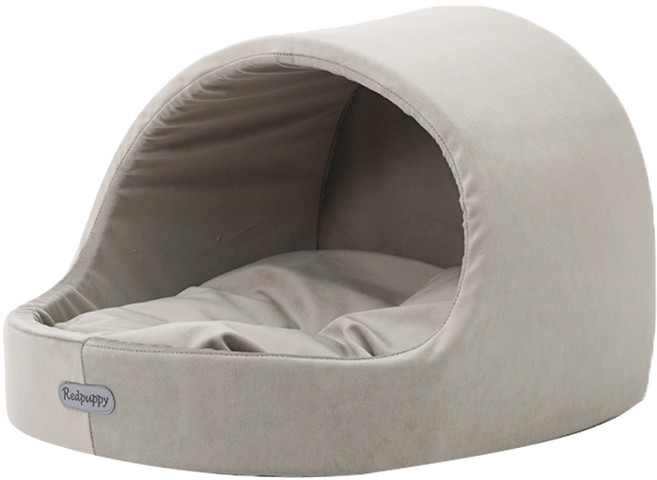 레드퍼피 반려견 디자인 하우스, 모카브라운, 1개