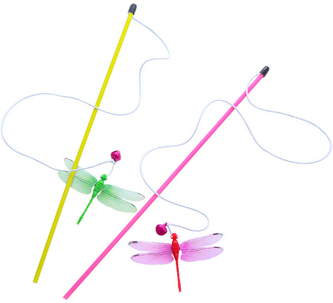 틸릿 고양이 잠자리 낚시대 2p, 랜덤 발송, 1개