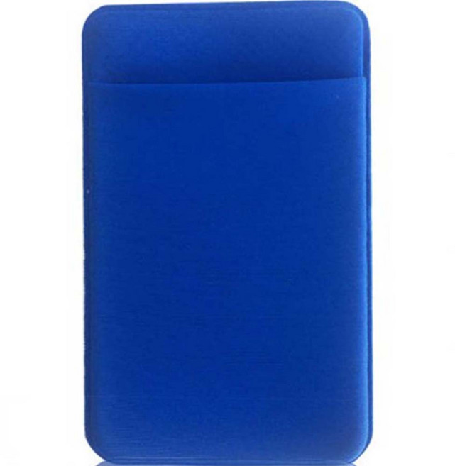 스마트리빙 심플 카드 포켓 케이스, 블루, 1개