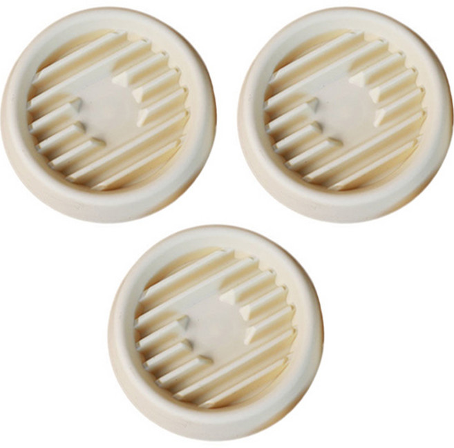 겟초이스 화분 식물 과습 예방 물받이 받침대, 크림, 3개