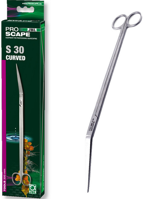JBL 프로스케이프 툴 S30 수초 곡가위, 1개