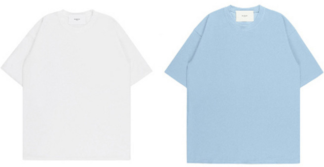 로댄티 남성용 만능 링클프리 반팔티 2종 세트