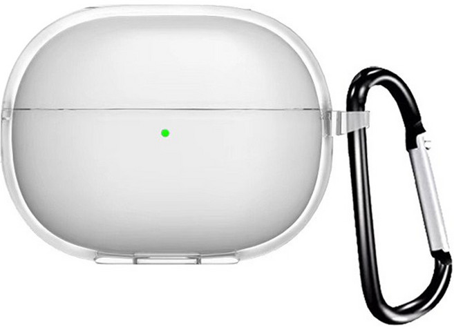 그레이코 샤오미 레드미 버즈3 라이트 젤리 TPU 케이스 + 키링, 투명, 1개