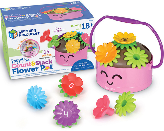 러닝리소스 플라워팟 소근육 놀이 LER9134, 1개