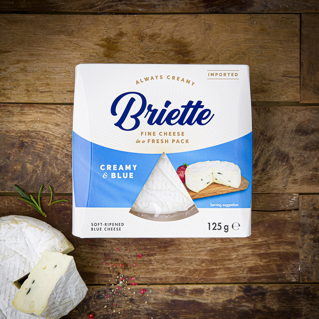 브리에뜨 크리미 엔 블루 치즈, 125g, 1개입, 1개