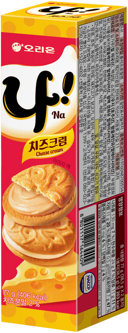 오리온 나샌드, 77g, 1개