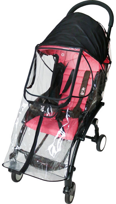 와우베이비 스토케 요요 유모차 레인커버, 투명 PVC, 1개