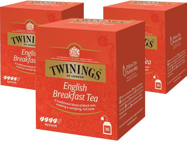 트와이닝 잉글리쉬 브랙퍼스트 10p, 2g, 10개입, 3개