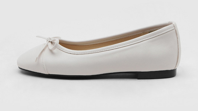 사뿐 마레트 투톤 리본 플랫슈즈