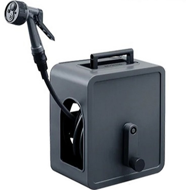 아이리스 디자인 풀커버 투웨이 호스릴 20m, 1개, 다크 그레이