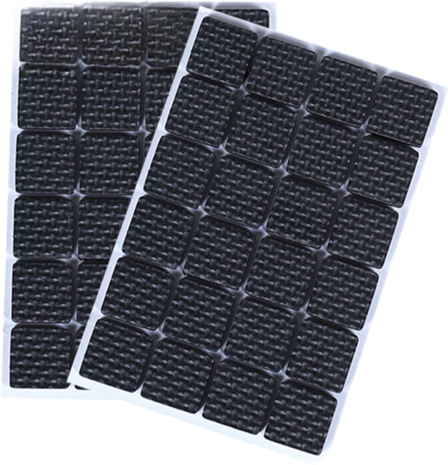 마켓피아 가구 미끄럼방지 패드 05 정사각형 2.2 x 2.2 cm 24p, 2개