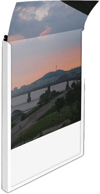 서프푸 액자 프레임, 화이트, 1개