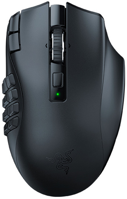 레이저 Naga V2 HyperSpeed 무선 마우스, RZ01-03600100-R3A1, 블랙