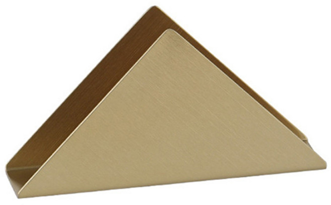 아리코 스테인리스 냅킨 홀더 트라이앵글, 골드, 1개