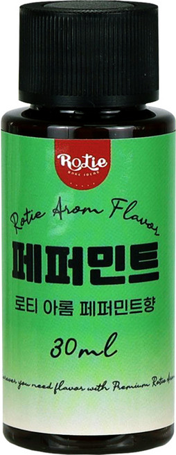 로티 아롬 식품 향료 페퍼민트향, 1개, 30ml