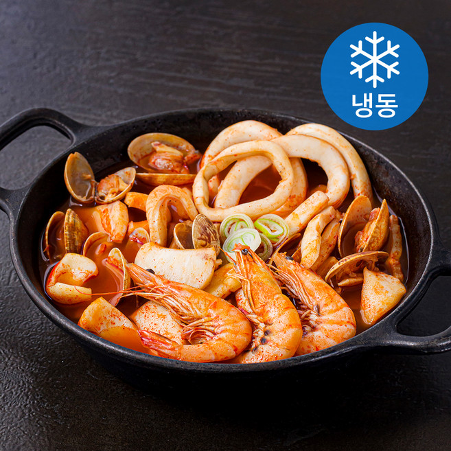 the푸짐한탕선생 오징어 짬뽕 3~4인분 600g + 소스 110g (냉동), 710g, 1세트