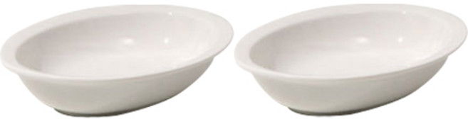 에라토 르네 스프 샐러드 볼, 화이트, 2개