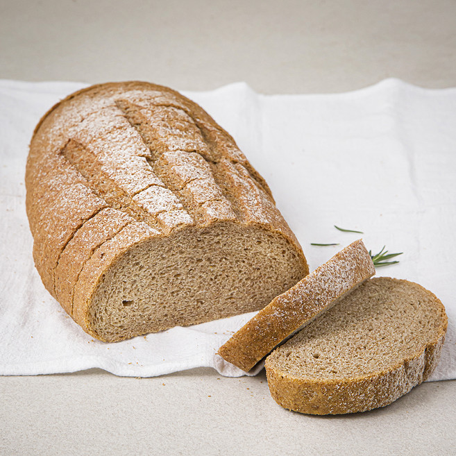 브로드카세 발효종 순수 호밀통밀 빵, 720g, 1개입, 1개