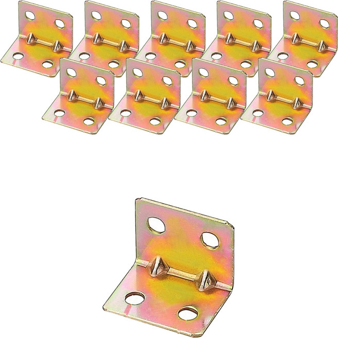 브라켓 책상 부속품 25 x 20 x 0.8 mm, 10개