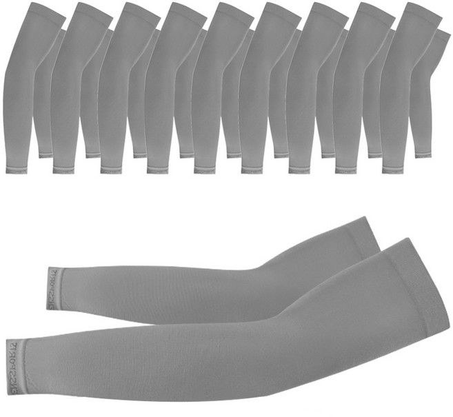 심리스 스포츠 토시 2p 세트, 그레이, 10세트