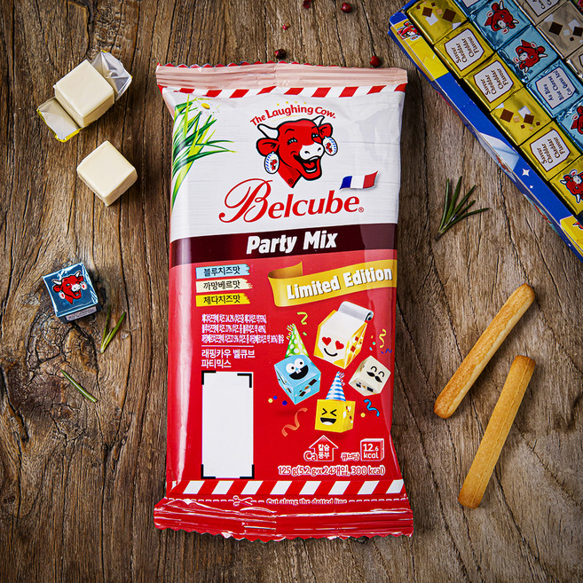 래핑카우 벨큐브 파티믹스, 5.2g, 24개입, 1개