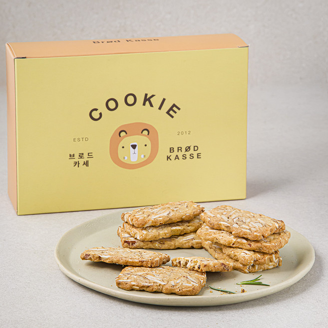 브로드카세 고소한 아몬드 쿠키, 180g, 1개입, 1개