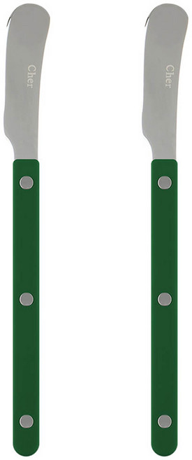 메종오브제 파르베 버터나이프, 그린, 2개
