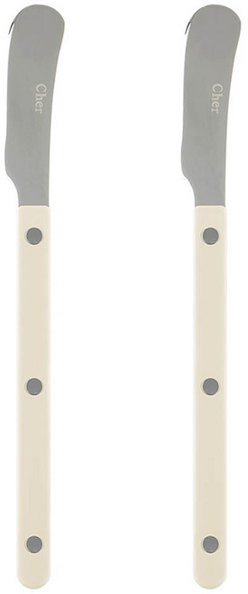 메종오브제 파르베 버터나이프, 아이보리, 2개