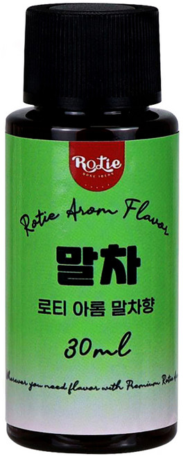 로티 식품향료 말차향 아롬, 1개, 30ml