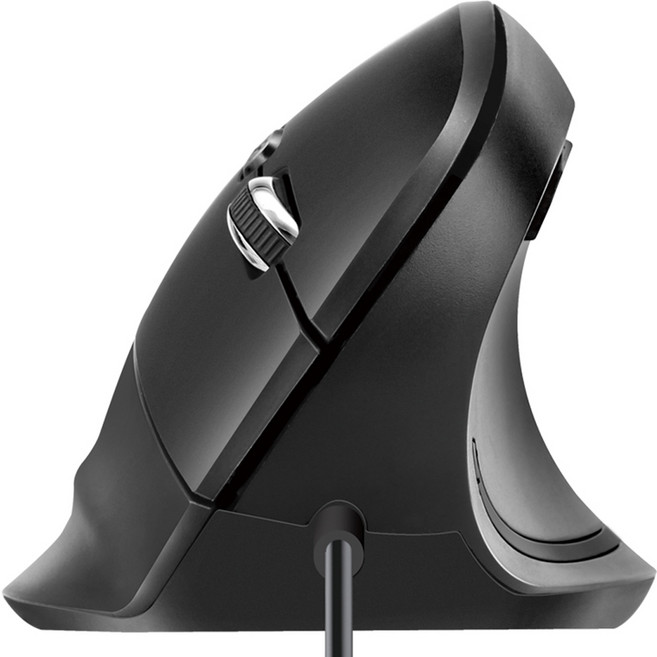 코시 유선 버티컬 마우스, M4077, 블랙