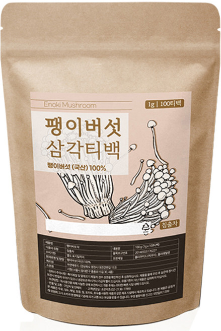 조은약초 팽이버섯차, 1g, 100개입, 1개