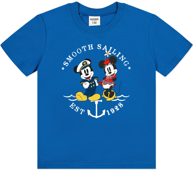 뉴욕꼬맹이 아동용 통기성 디즈니 NY반팔 티셔츠 G187