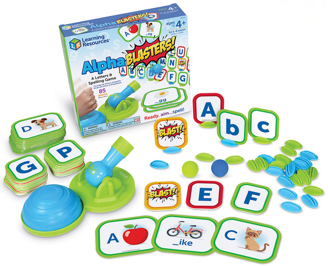 러닝리소스 알파 블래스터 영어 게임 LER5024, 혼합색상, 1세트