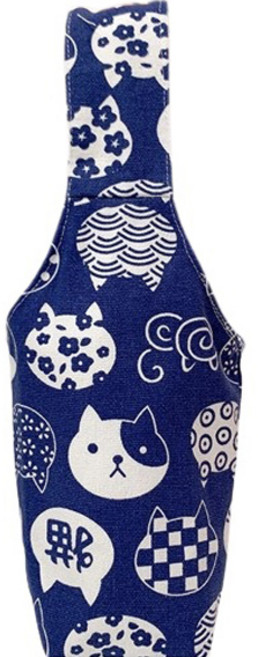 여울스퀘어 파우치 휴대용 텀블러가방, 고양이, 1개