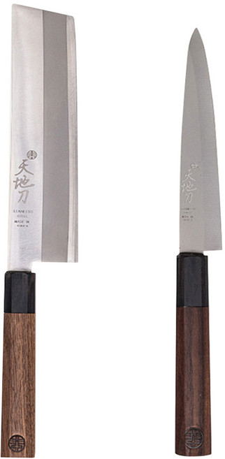 천지도 칼천지 제이은 프리미엄 베이직 양날 식도 + 과도 세트, 1세트, 양날식도 + 과도