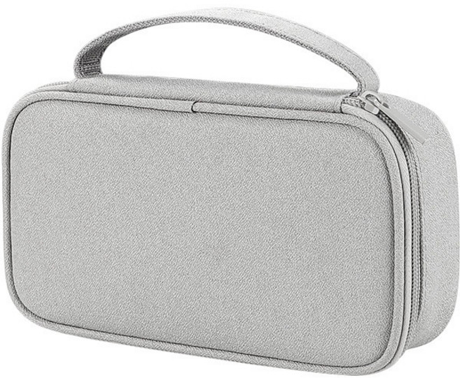 고민고밍 단면 충전기 보조 배터리 여행 파우치 미디움, 그레이, 1개