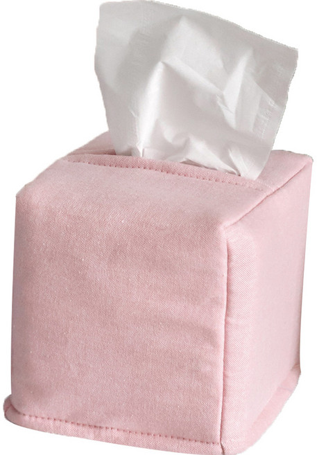 까사베르데 파스텔 사각 티슈 커버 미니형, 핑크