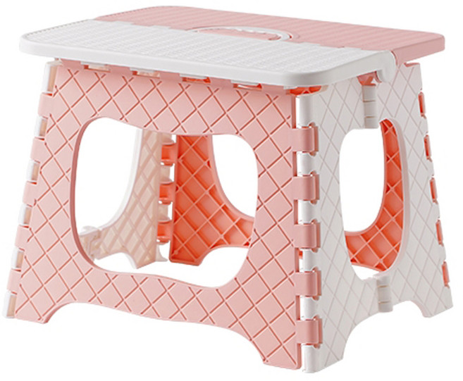 아모르담 휴대용 접이식 간이의자, 핑크, 1개