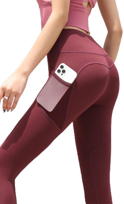 LivingFind 女款瑜珈皮拉提斯提臀緊身褲