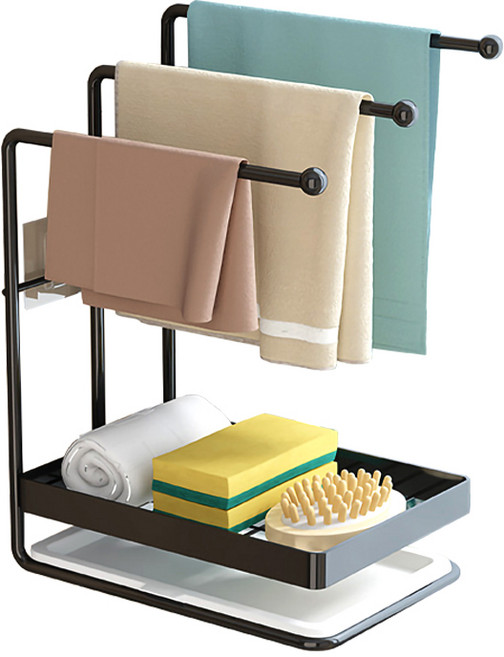 존글로벌 행주거치대, 블랙 + 화이트, 1개