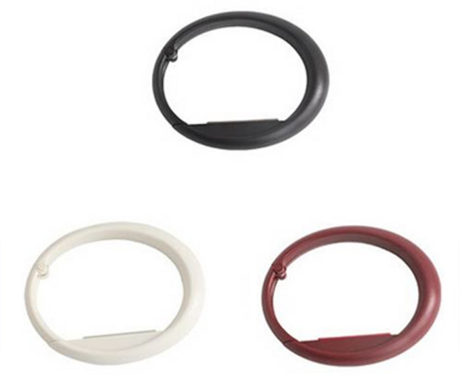 행복앤 가방걸이 3종 세트, 혼합색상, 1세트