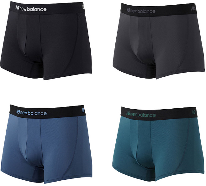 뉴발란스 남성용 통기성 메쉬 드로즈 MIX 4종 세트