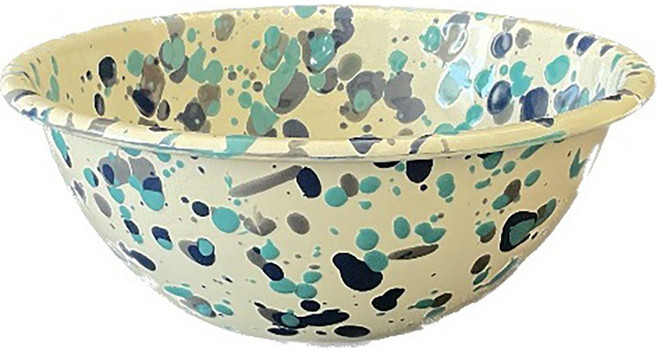 크로우캐년홈 샐러드볼 C18, 블루 타이드, 1개