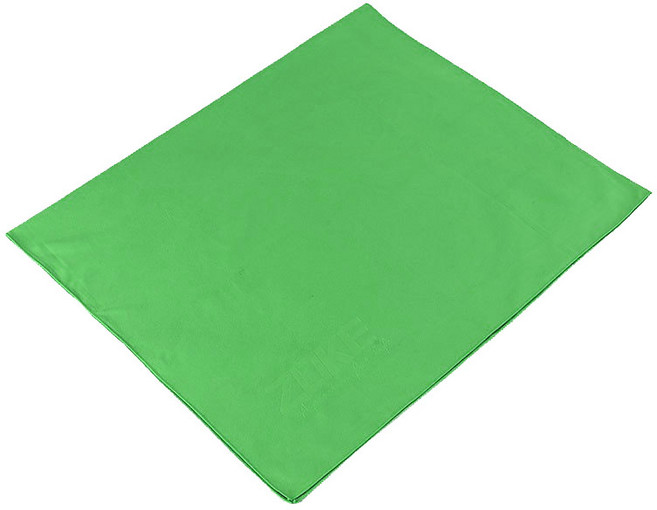 DECATHLON 迪卡儂 nabaiji 雙面絲絨速乾沙灘運動毛巾 150 x 70 cm, 綠色, 1個