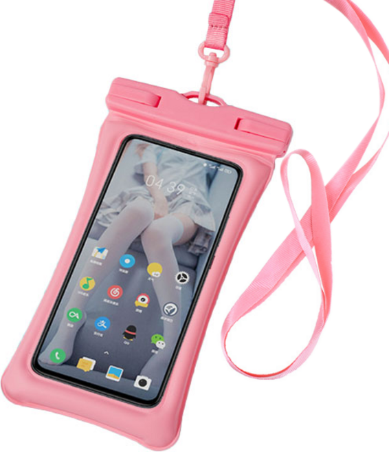 디에스 파스텔 프리미엄 핸드폰 방수팩, 에어백핑크, 1개