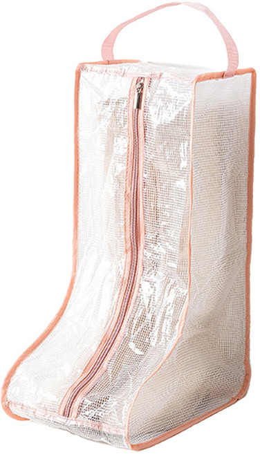 아티홈 부츠 신발 방습 보관 커버 가방 L, 핑크, 1개