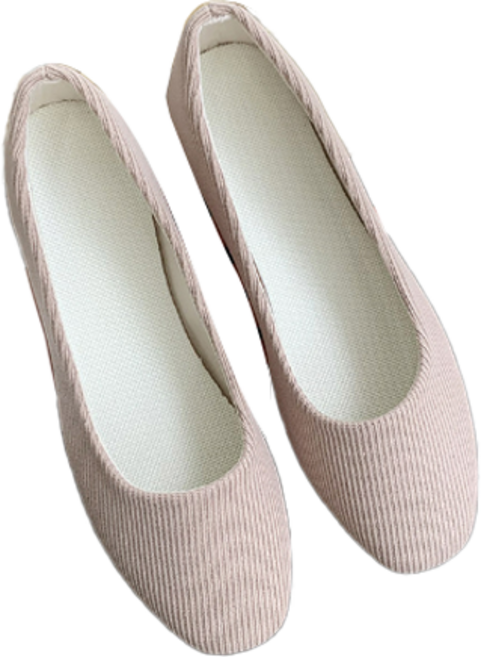 SILVERS 골지 라인 기능성 플랫슈즈