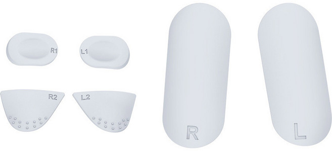 스페이스쉴드 PS VR2 호환 컨트롤러 미끄럼 방지 실리콘 패드 세트, SP5-0002, 1세트