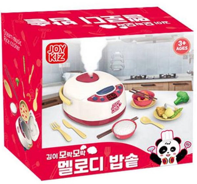 조이키즈 김이 모락모락 리얼 스팀 멜로디 밥솥, 혼합색상, 1개