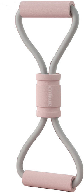 메이드온 8자 요가 스트래칭 밴드, 핑크, 1개